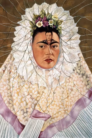 Canvastavla - Frida kahlo self portrait as a diego