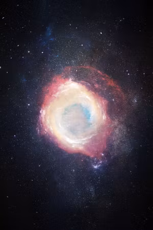 Canvastavla - Galactic explosion part vertical
