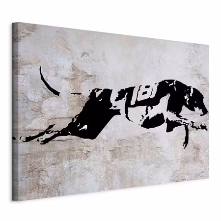 Canvastavla - Greyhound race part wide
