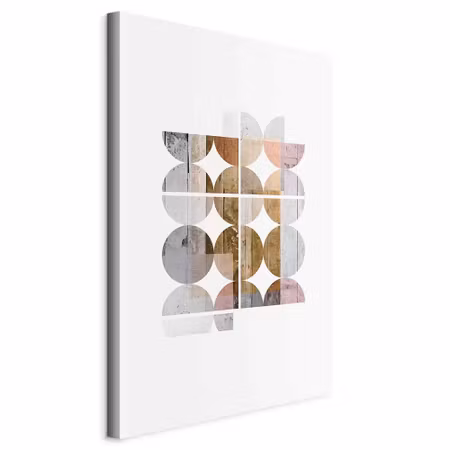 Canvastavla - Harmonious shape part vertical