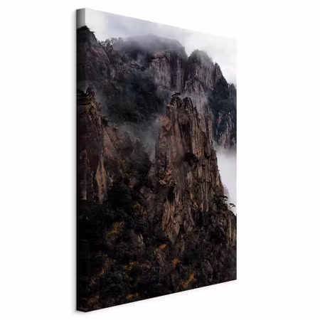 Canvastavla - Heart of mountain landscape part