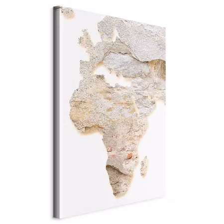 Canvastavla - Hot continent part vertical