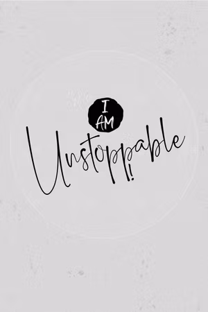 Canvastavla - I am unstoppable part vertical