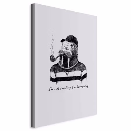 Canvastavla - I& m not smoking I& m breathing part