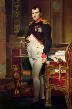 Canvastavla - Jacques louis david napoleon