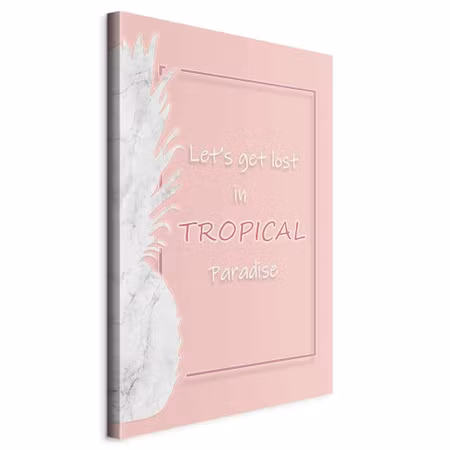 Canvastavla - Let& s get lost in tropical paradise