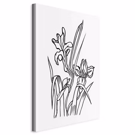 Canvastavla - Love irises part vertical