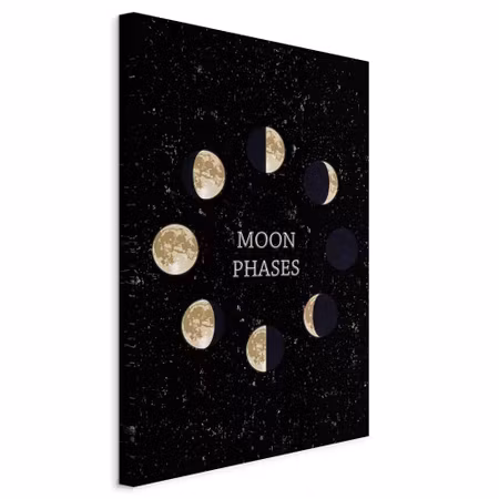 Canvastavla - Lunar cycle part vertical