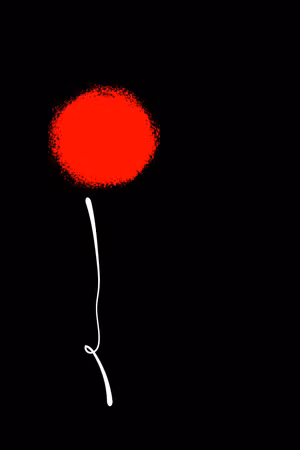 Canvastavla - Minimalist flower part vertical