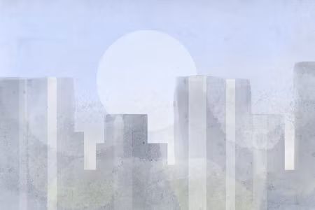 Canvastavla - Modern city part wide first variant