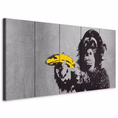 Canvastavla - Monkey and banana