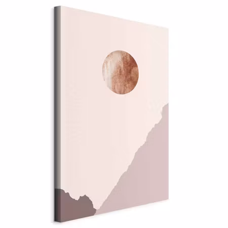 Canvastavla - Mountain planet part vertical