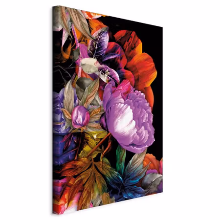 Canvastavla - Nature in summer hues part flower of