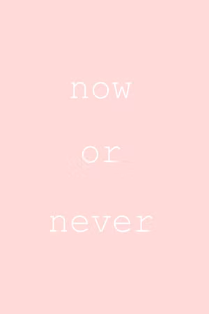 Canvastavla - Now or never part vertical