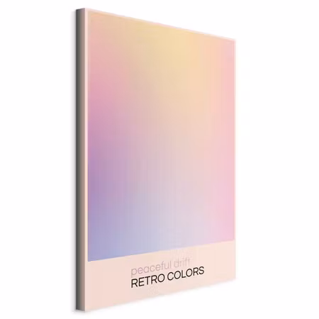 Canvastavla - Peaceful drift delicate pastel a