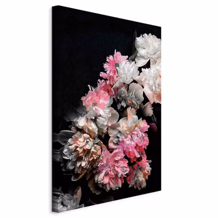 Canvastavla - Peony charm part colorful bouquet on