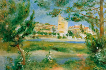 Canvastavla - Pierre auguste renoir villeneuveles
