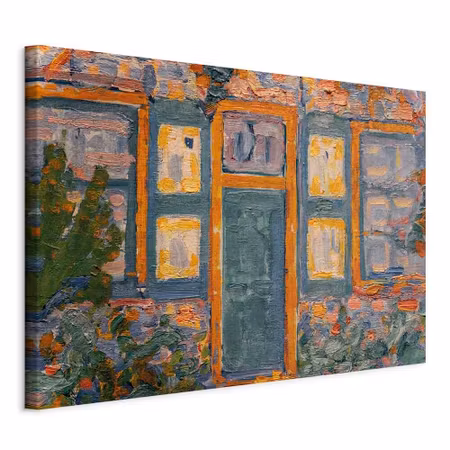 Canvastavla - Piet mondrian house in sunlight