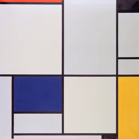 Canvastavla - Piet mondrian tableau I