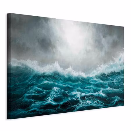 Canvastavla - Restless ocean part wide