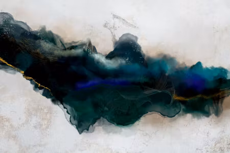 Canvastavla - Rift of blue part wide