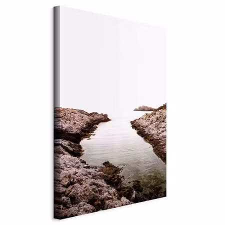 Canvastavla - Rocky harbor part vertical