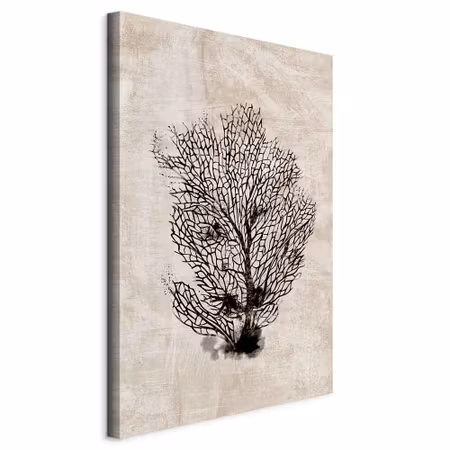 Canvastavla - Sea fan part vertical