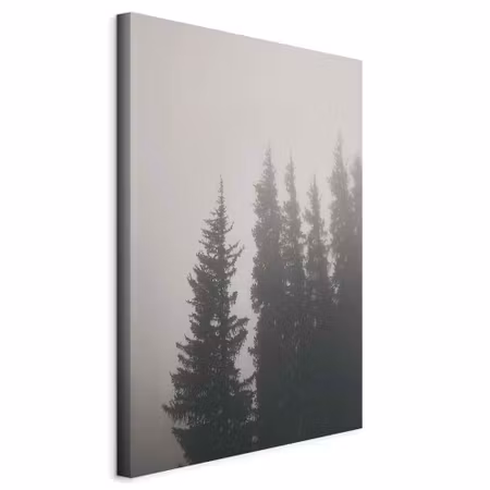 Canvastavla - Smell of forest fog part vertical