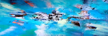 Canvastavla - Snow fun part narrow