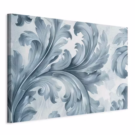 Canvastavla - Stone baroque ornaments in light of