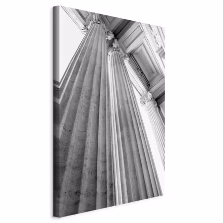 Canvastavla - Stone columns part vertical
