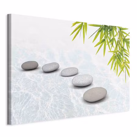 Canvastavla - Stone peace part wide