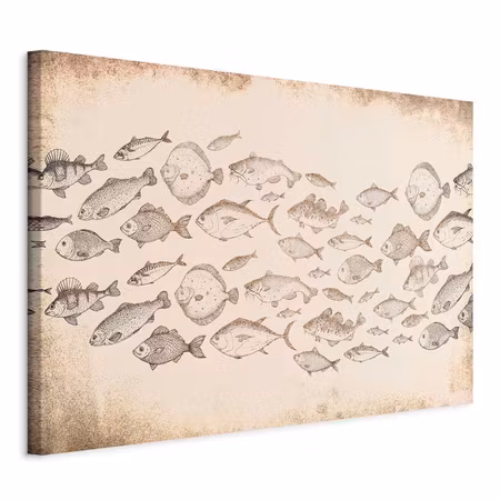 Canvastavla - Subtle fish