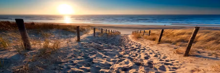 Canvastavla - Sunset path