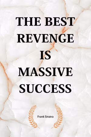 Canvastavla - The best revenge is massive success