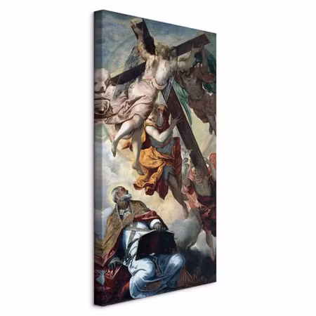 Canvastavla - Tintoretto apparition of the cross