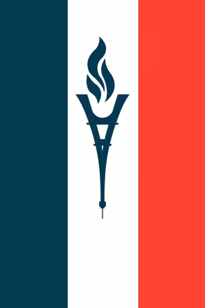 Canvastavla - Torch against the backdrop of the