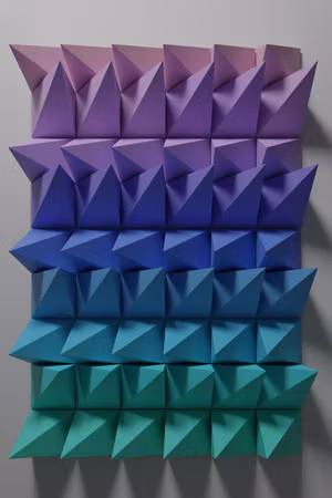 Canvastavla - Uniform motion part vertical