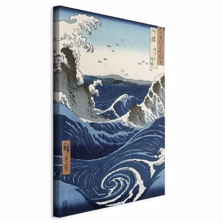 Canvastavla - Utagawa hiroshige view of the naruto
