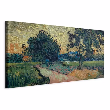 Canvastavla - Vincent van gogh landscape with the