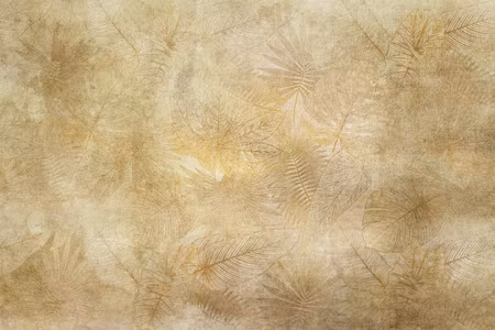 Canvastavla - Vintage leaves part wide