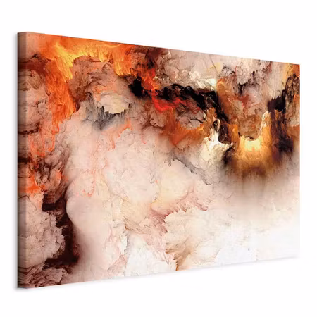 Canvastavla - Volcanic abstraction part wide