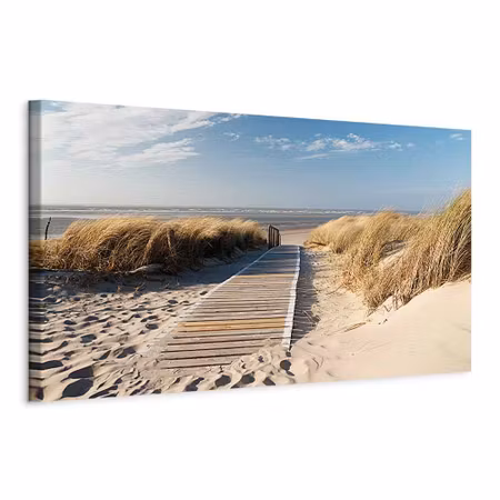 Canvastavla - Wild beach