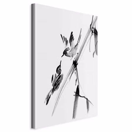 Canvastavla - Winged love part vertical