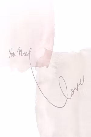 Canvastavla - You need love part vertical
