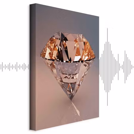 Ljuddämpande tavla - Costly Diamond Part Vertical