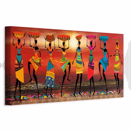 Ljuddämpande tavla - African Women Dancing