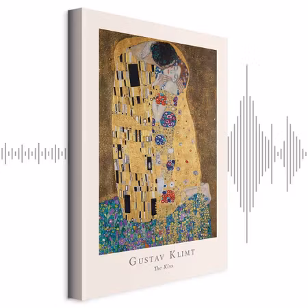 Ljuddämpande tavla - Gustav Klimt the Kiss Part