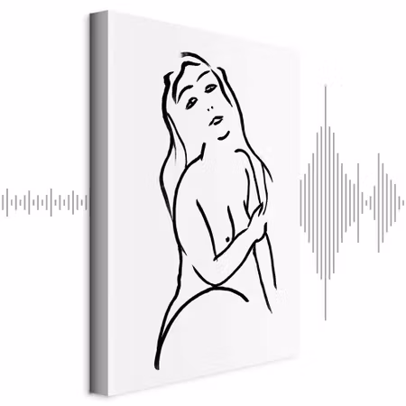 Ljuddämpande tavla - Passionate Touch Part