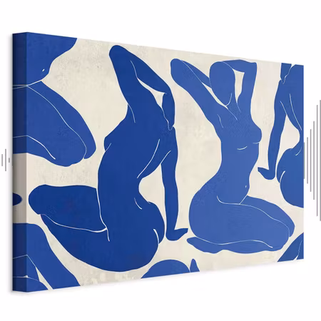 Ljuddämpande tavla - Blue Femininity